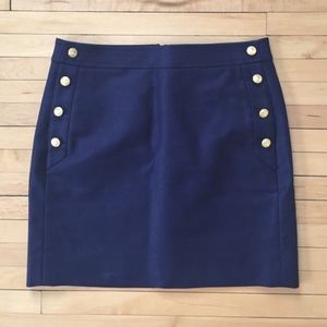 JCrew 'Postage Stamp Sailor Mini' Skirt ⚓️